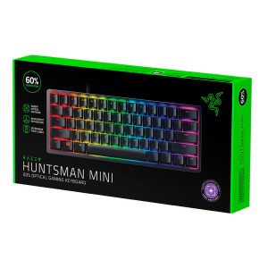 کیبورد گیمینگ مکانیکال با سیم ریزر مدل Huntsman mini